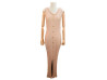  robe longue versace cotelee boutons medusa 40 it