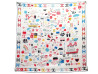 foulard chanel twill los angeles roller logo cc