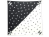 foulard chanel twill logo cc carre 90 soie