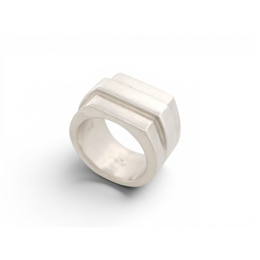 BAGUE GUCCI ICON TAILLE 54 EN ARGENT MASSIF 925 21GR SILVER SERLING RING 350€