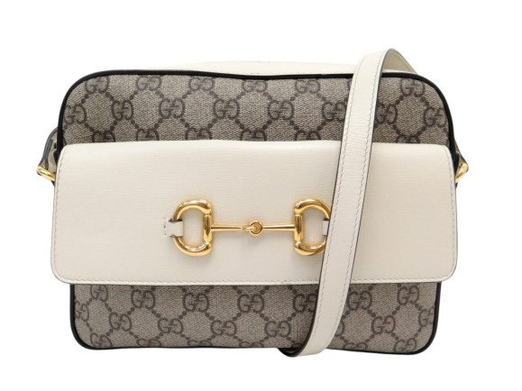 sac a main gucci horsebit 1955 645454 en toile gg