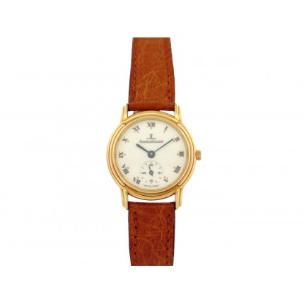 VINTAGE MONTRE JAEGER LECOULTRE ODYSSEU 168.7.21 QUARTZ OR JAUNE 18K 24 MM WATCH