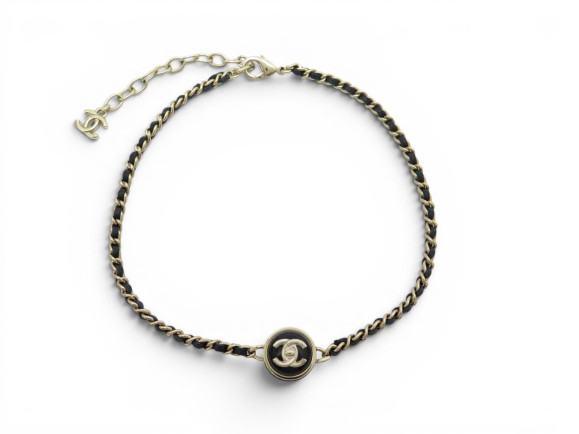 collier chanel choker logo cc rond aba006 2023 metal
