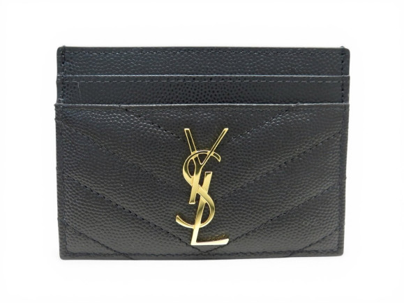 porte cartes saint laurent cassandre 423291 cuir