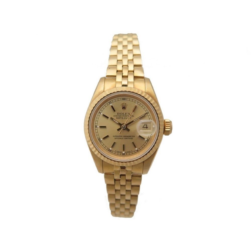 MONTRE ROLEX 69178 OYSTER PERPETUAL DATEJUST 26 MM OR 18K BRACELET JUBILE 17900€
