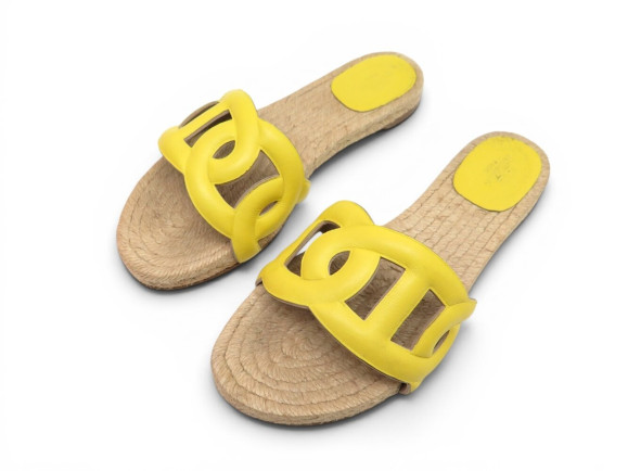 chaussures hermes espadrilles famosa h222151z 37 cuir