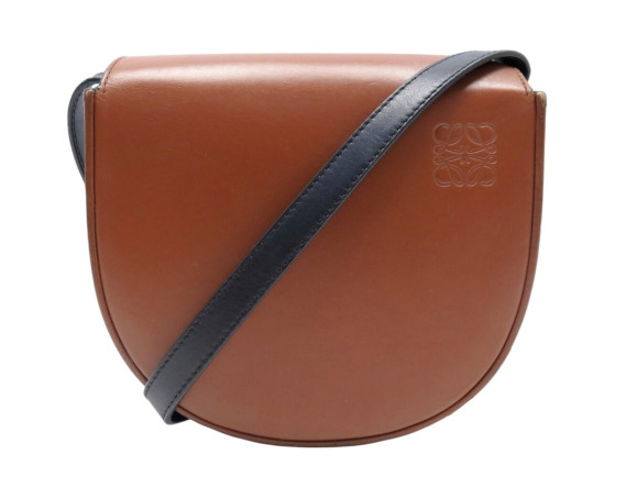 sac a main loewe heel duo a894a01x02 en cuir marron