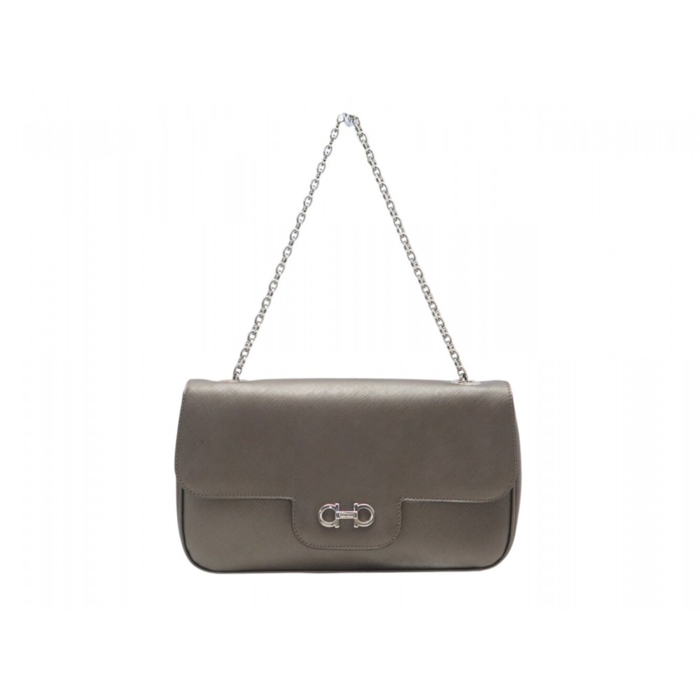 NEUF SAC A MAIN SALVATORE FERRAGAMO LUCIANA B723 CUIR PORTE EPAULE HANDBAG 1850€