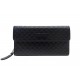 PORTEFEUILLE GUCCI LONG EN CUIR GUCCISSIMA NOIR 449396 BLACK LEATHER WALLET 550€
