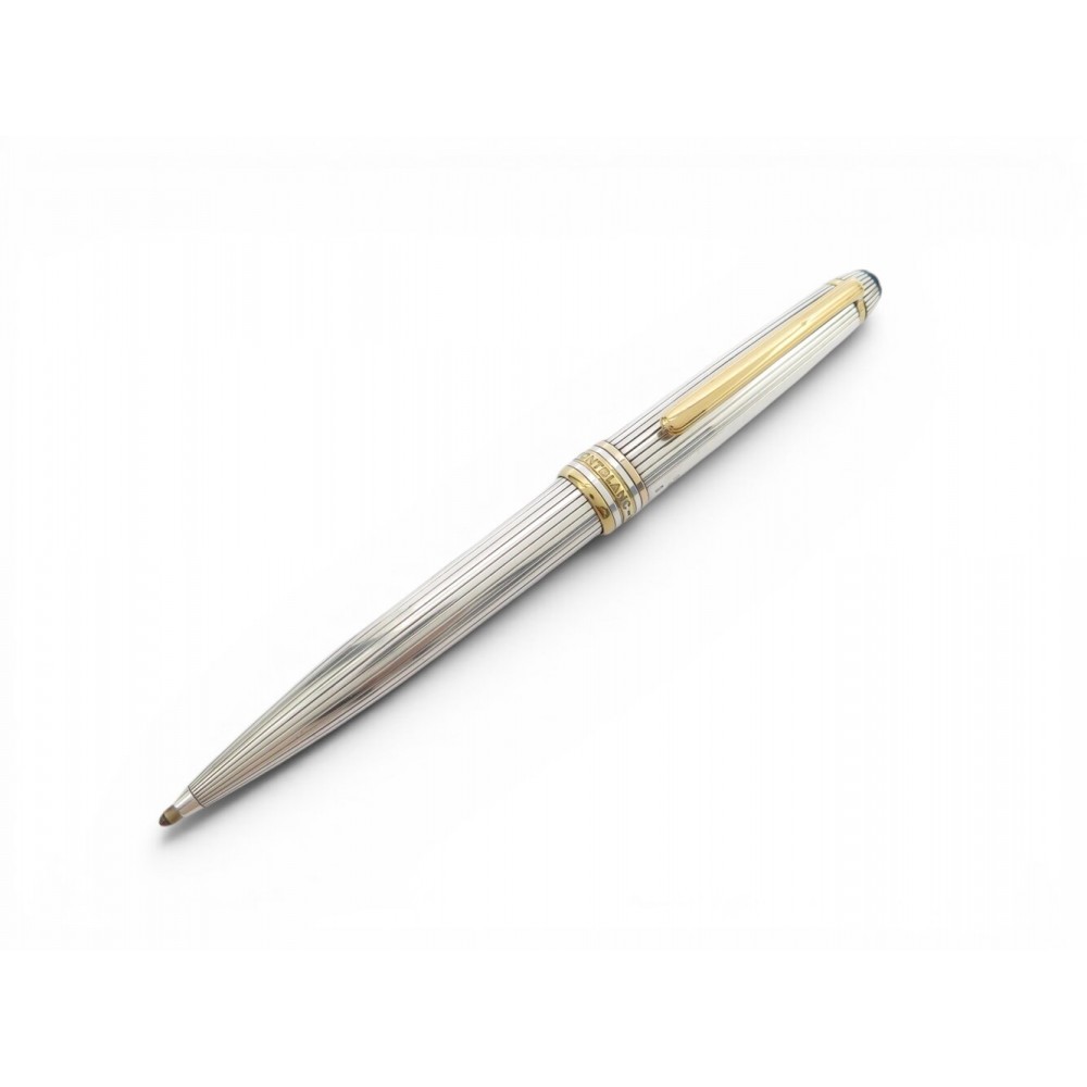 VINTAGE STYLO BILLE MONTBLANC MEISTERSTUCK SOLITAIRE DOUE ARGENT 925 PEN 1250€