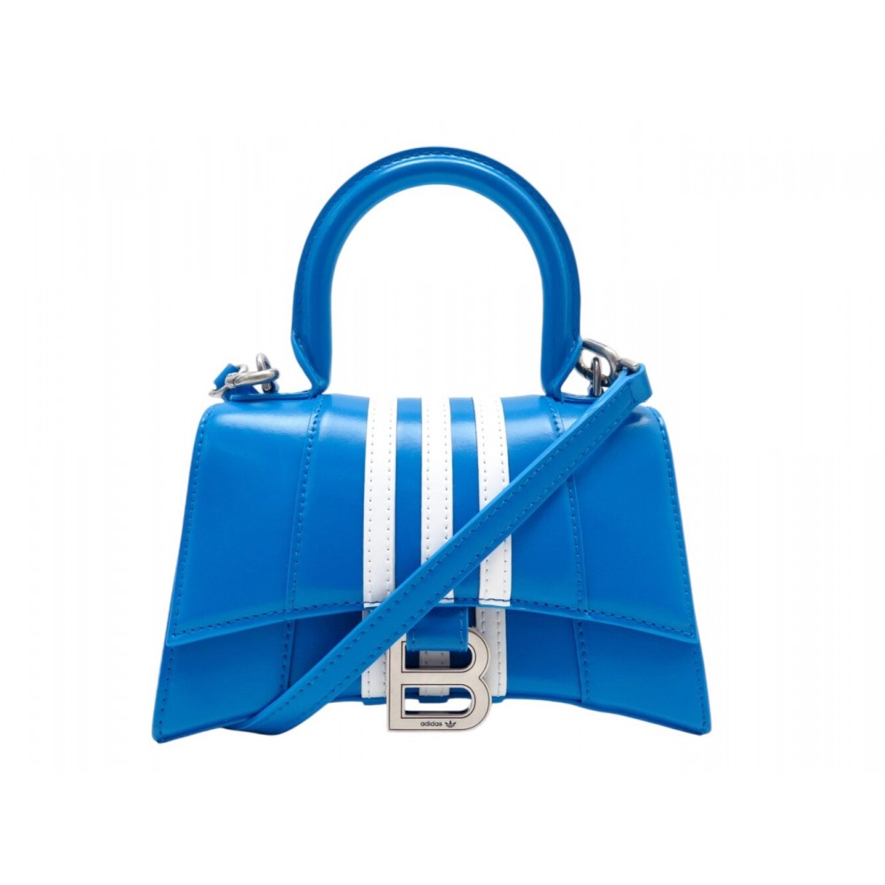 NEUF SAC A MAIN BALENCIAGA X ADIDAS HOURGLASS XS 592833 CUIR ED LIMITEE 2150€