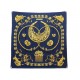 NEUF VINTAGE FOULARD HERMES CAVALIERS D'OR 1ERE EDITION CARRE 90 SOIE SCARF 580€