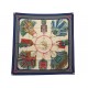 NEUF FOULARD HERMES CUIRS DU DESERT DE LA PERRIERE CARRE 90 SOIE SILK SCARF 580€
