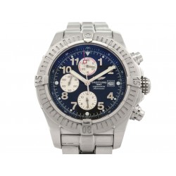 MONTRE BREITLING A13370 SUPER AVENGER 48MM ACIER CHRONO AUTOMATIQUE WATCH 10150€