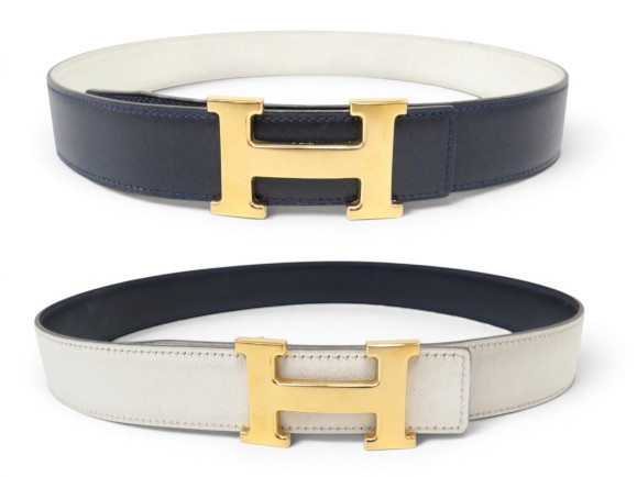 ceinture hermes boucle h 32mm t72 78 cuir box