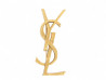  broche saint laurent cassandre metal dore