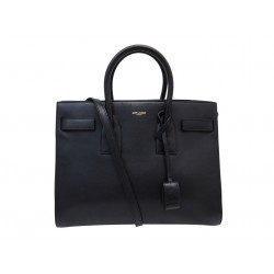SAC A MAIN SAINT LAURENT DE JOUR SMALL 324823 EN CUIR NOIR BANDOULIERE BAG 2800€