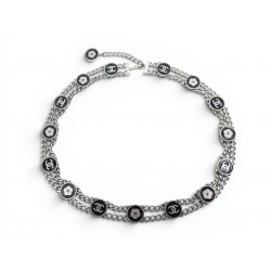 CEINTURE CHANEL T80 CHAINE EN METAL MEDAILLONS LOCO CC CAMELIA 2004 BELT 1810€