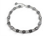 ceinture chanel t80 chaine en metal medaillons loco cc