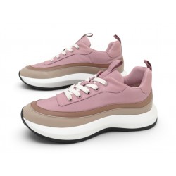 CHAUSSURES HERMES GRAMME H232115Z BASKETS 39 TOILE ET CUIR SNEAKERS SHOES 950€