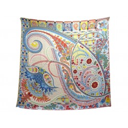 NEUF CHALE HERMES PAISLEY BLOSSOM H243569S 140CM EN CACHEMIRE & SOIE SHAWL 1340€