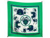  foulard hermes ex libris carre soie 90 vert