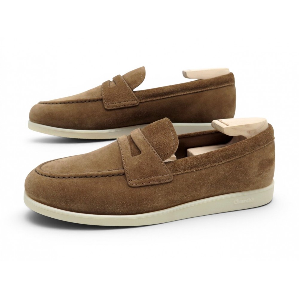NEUF CHAUSSURES CHURCH'S PORTSMOUTH MOCASSINS 6.5 40.5 EMBAUCHOIRS LOAFERS 960€