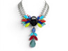  collier philippe ferrandis pierres multicolores
