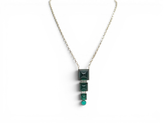 collier philippe ferrandis pierres taillees