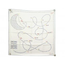 NEUF FOULARD HERMES CARREVE IN PURSUIT OF DREAMS CARRE 70 SOIE SILK SCARF 440€