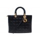 SAC A MAIN CHRISTIAN DIOR LADY LARGE M0566 BANDOULIERE EN CUIR CANNAGE BAG 6200€