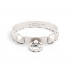 BRACELET HERMES COLLIER DE CHIEN PM H115424B EN ARGENT 925 SILVER STERLING 1350€