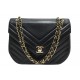 VINTAGE SAC A MAIN CHANEL TIMELESS DEMI LUNE FERMOIR BICOLORE EN CUIR BAG 6100€