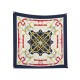 VINTAGE FOULARD HERMES EPERON D'OR HENRI D'ORIGNY CARRE 90 SOIE SILK SCARF 580€