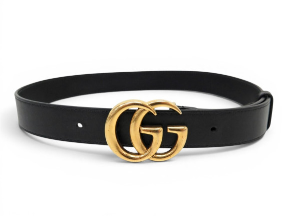 ceinture gucci boucle gg marmont 414516 t70 en cuir