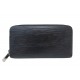 PORTEFEUILLE LOUIS VUITTON ZIPPY M61857 CUIR EPI NOIR POCHON LEATHER WALLET 850€