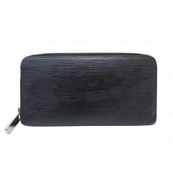 PORTEFEUILLE LOUIS VUITTON ZIPPY M61857 CUIR EPI NOIR POCHON LEATHER WALLET 850€