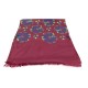 NEUF FOULARD CHRISTIAN DIOR ECHARPE HOMME EN SOIE BORDEAUX SILK SCARF 490€