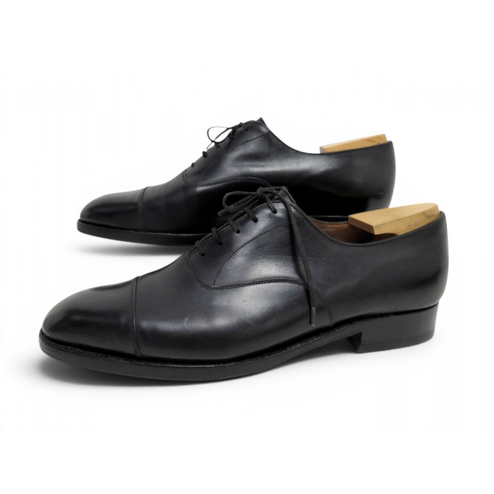 CHAUSSURES JM WESTON 300 RICHELIEU 7.5D 41.5 CUIR NOIR + EMBAUCHOIRS SHOES 1010€