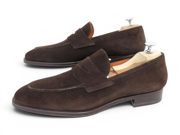  chaussures santoni mocassins 6949 8.5 it 43.5 fr