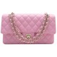 NEUF SAC A MAIN CHANEL A01112 TIMELESS CLASSIQUE MM CUIR CAVIAR ROSE BAG 10500€