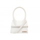 SAC A MAIN JACQUEMUS LE CHIQUITO 213BA002 CUIR BLANC BANDOULIERE HAND BAG 720€