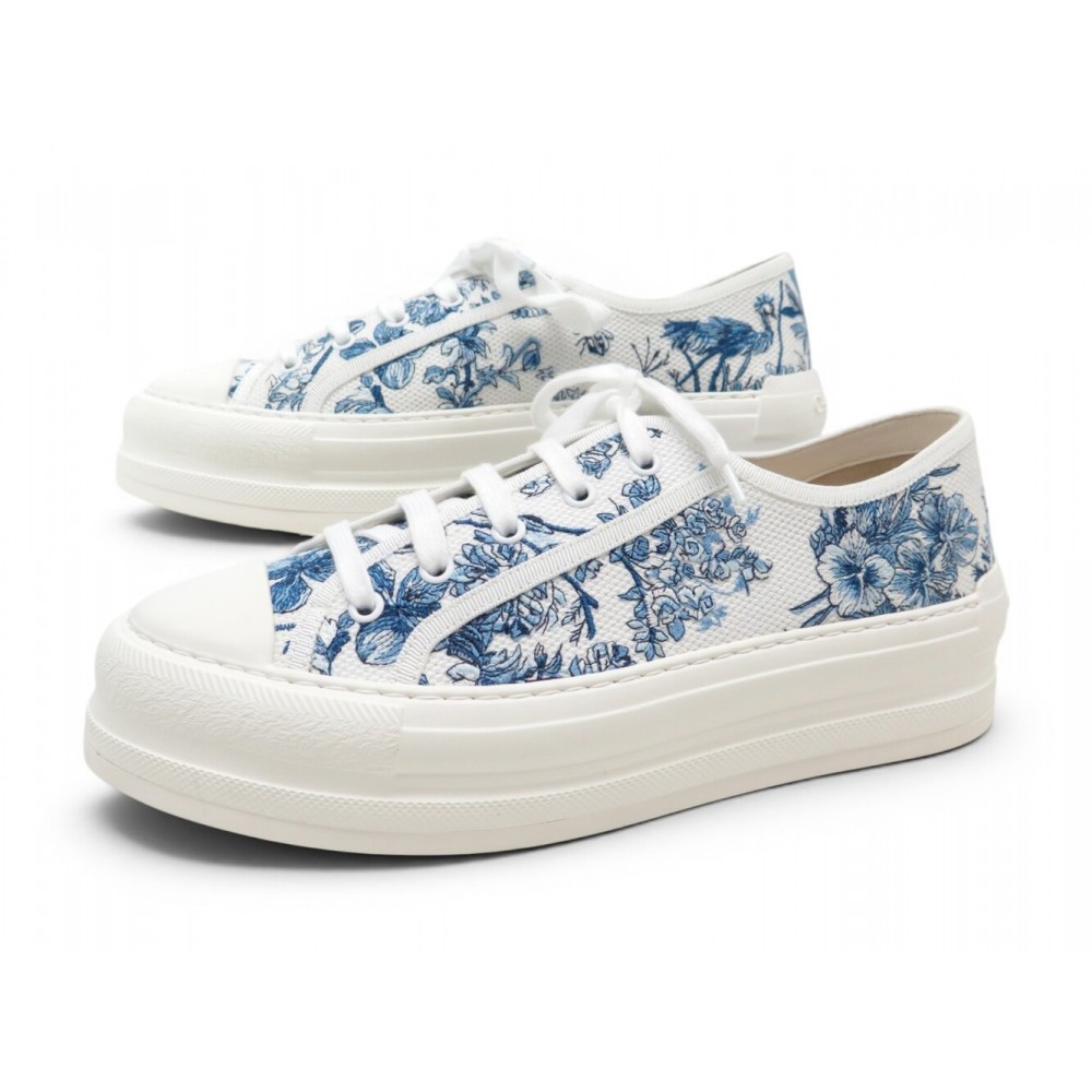 NEUF CHAUSSURES CHRISTIAN DIOR SNEAKERS WALK'N'DIOR DIORIVIERA 40 KCK536TJW 850€
