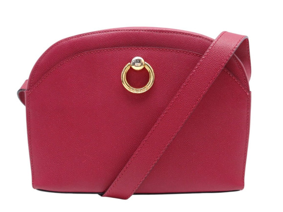 sac a main celine cuir graine rouge