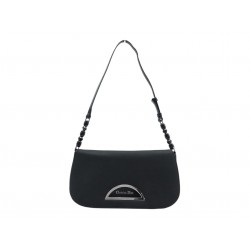 VINTAGE SAC A MAIN CHRISTIAN DIOR MALICE EN TOILE NOIRE BLACK BAG CLUTCH 1590€