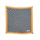 FOULARD CHRISTIAN DIOR MONOGRAMME OBLIQUE CARRE 70 SOIE ORANGE SILK SCARF 390€