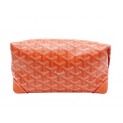 NEUF TROUSSE DE TOILETTE GOYARD BOEING 25 EN TOILE ORANGE TOILETRY POUCH 800€