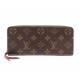 NEUF PORTEFEUILLE LOUIS VUITTON CLEMENCE EN TOILE MONOGRAM M60742 WALLET 495€