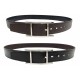 CEINTURE HERMES QUENTIN REVERSIBLE T90 CUIR BOX NOIR & TOGO CHOCOLAT BELT 980€