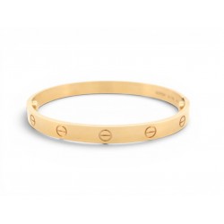 NEUF BRACELET CARTIER LOVE JONC CLASSIQUE OR JAUNE 18K BANGLE CRB6067518 8150€